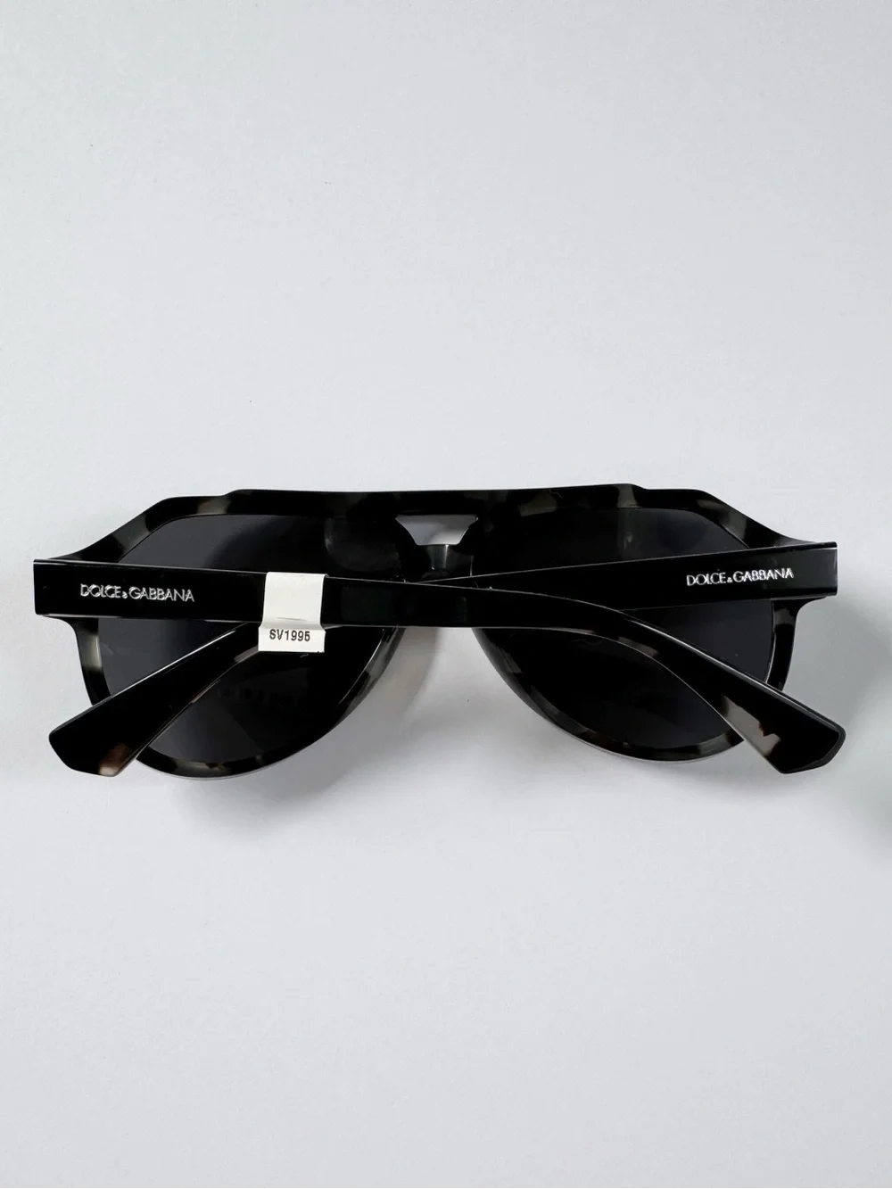 Dolce and Gabbana 4452 Black Pilot Sunglasses in Black/Grey Havana | NWT